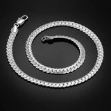 4MM 7MM Stainless Steel Snake Chain Golden Necklace for Women/Men