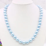 10mm Sky Pearl Shell Necklace for Women - Hand Jewelry Making Accessory