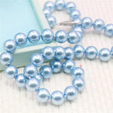 10mm Sky Pearl Shell Necklace for Women - Hand Jewelry Making Accessory