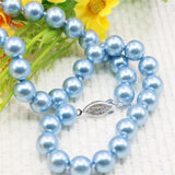 10mm Sky Pearl Shell Necklace for Women - Hand Jewelry Making Accessory
