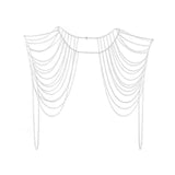 Boho Punk Chain Necklaces Collar Shoulder Chain Style Long Necklaces