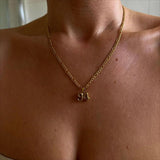 Stainless Steel Birth Year Necklace Angel Number Pendant Vintage Jewelry