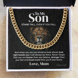 Son Stainless Steel Cuban Chain Necklace Birthday Graduation