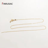 Adjustable Thin Necklace Chain, High Quality, DIY Findings