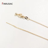 Adjustable Thin Necklace Chain, High Quality, DIY Findings