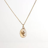 Crystal Birthstone Zodiac Necklace Nature Stone Jewelry
