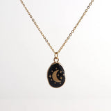 Crystal Birthstone Zodiac Necklace Nature Stone Jewelry