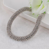 Rhinestone Twining Necklace for Party Wedding
