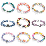 Adjustable 925 Silver Beads Bracelet Unisex Rubber Bracelet Women Men Charms