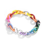 Adjustable 925 Silver Beads Bracelet Unisex Rubber Bracelet Women Men Charms