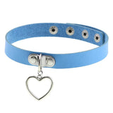 Torques For Women Men Jewelry Sky PU Leather Choker Necklace Harajuku Gothic