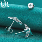 925 Silver Starfish Stud Earring Women Wedding Jewelry