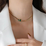 Personalized Titanium Steel Butterfly Ankle Chain
