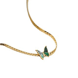 Personalized Titanium Steel Butterfly Ankle Chain