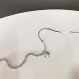 925 Silver Disc Anklets Lucky Beads for Women Gift DG0122