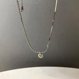 925 Silver Disc Anklets Lucky Beads for Women Gift DG0122
