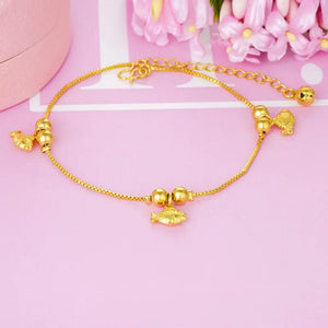OMHXFC JB09 Lucky Beads Anklet for Women