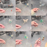 Women Ancient Style Flower Hairpin Tassel Headwear