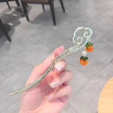 Women Ancient Style Flower Hairpin Tassel Headwear