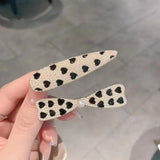 Flower Hairpin Pearl Rhineau Leaf Hair Clip