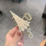 Flower Hairpin Rhinestone Pearl Cat-eye Hair Clip Hair Accessories