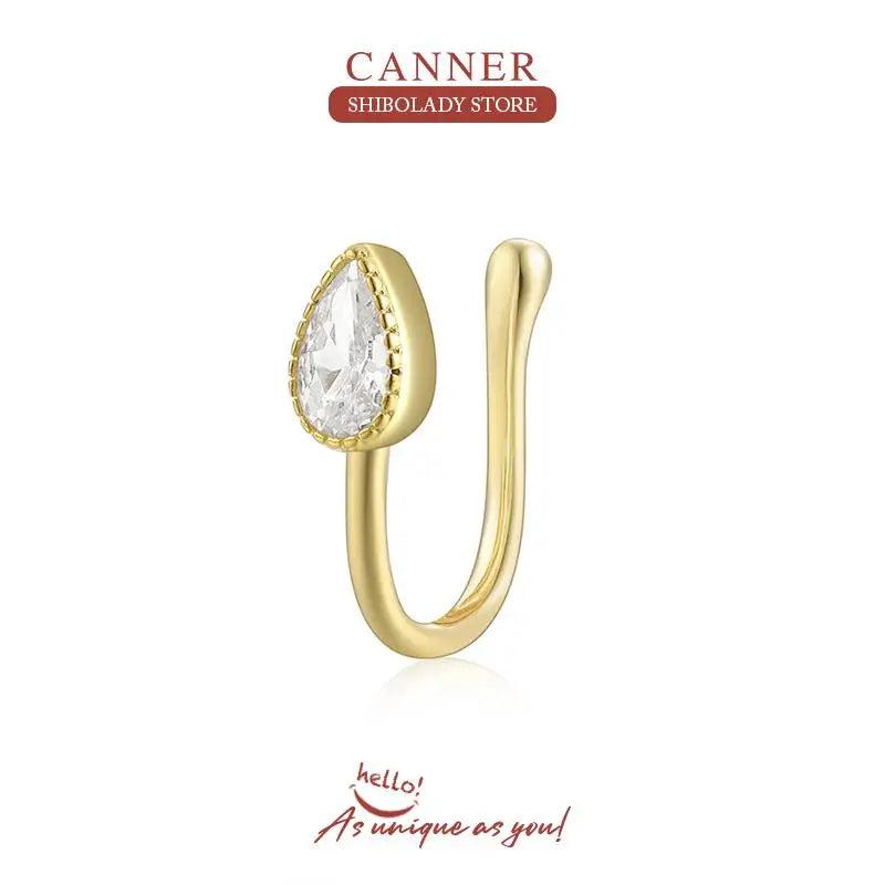 925 Nose Rings Piercing Studs Hypoallergenic Crystal Zircon Jewelry Gift