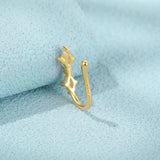 925 Nose Rings Piercing Studs Hypoallergenic Crystal Zircon Jewelry Gift