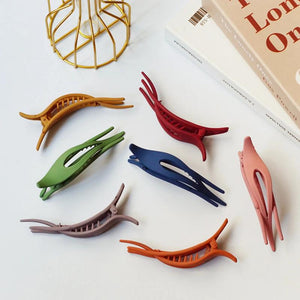 Frosted Large Hair Accessories DIY Blank Grab Clip
