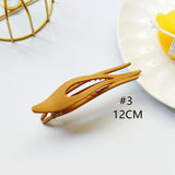 Frosted Large Hair Accessories DIY Blank Grab Clip