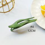 Frosted Large Hair Accessories DIY Blank Grab Clip