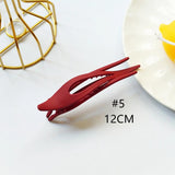 Frosted Large Hair Accessories DIY Blank Grab Clip