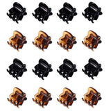 5pcs Mini Trumpet Clip 1.5cm Tortoise Shell Bangs Small Hair Clip