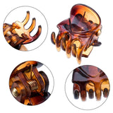 5pcs Mini Trumpet Clip 1.5cm Tortoise Shell Bangs Small Hair Clip