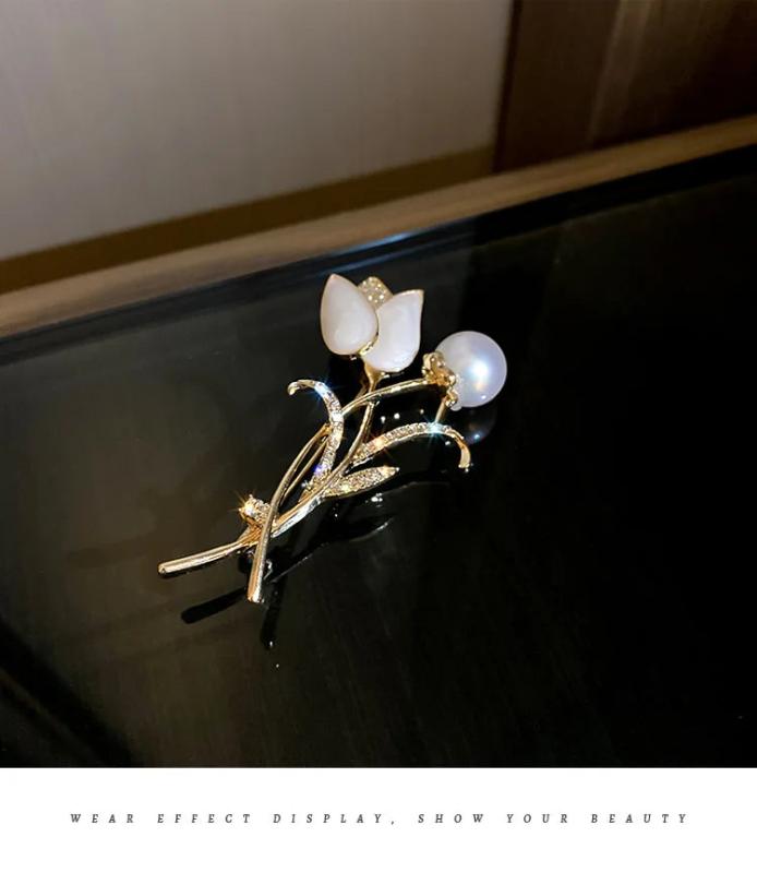 Diamond Wheat Brooch Suit Jacket Corsage Senior Sense Pin