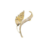 Diamond Wheat Brooch Suit Jacket Corsage Senior Sense Pin