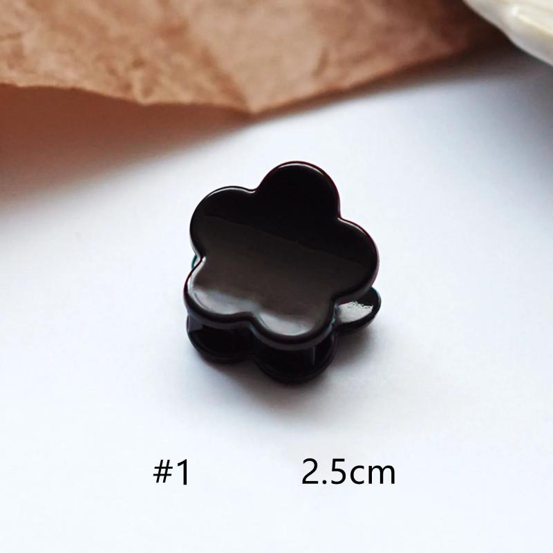 2pcs Mini Flower Hair Catch Little Bear Rabbit Hairpin