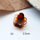 2pcs Mini Flower Hair Catch Little Bear Rabbit Hairpin