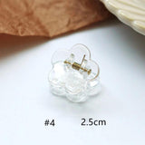 2pcs Mini Flower Hair Catch Little Bear Rabbit Hairpin