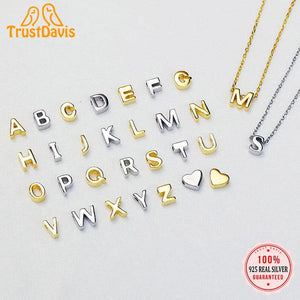 Davis 925 Silver Name Necklace DIY Pendant Wedding Jewelry DA3148