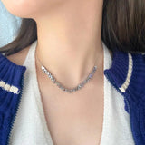 Davis 925 Silver Name Necklace DIY Pendant Wedding Jewelry DA3148