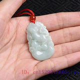 Burmese Jade Chinese Zodiac Pendant Natural Jadeite Women Necklace