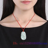 Burmese Jade Chinese Zodiac Pendant Natural Jadeite Women Necklace