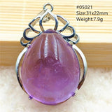 Purple Amethyst Quartz Pendant Yellow Citrine Women Men Necklace