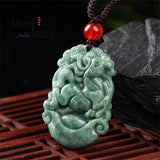 Jadeite Zodiac Pendant Charms Fine Jewelry Men Women Couple Gift
