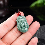 Jadeite Zodiac Pendant Charms Fine Jewelry Men Women Couple Gift