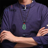 Jadeite Zodiac Pendant Charms Fine Jewelry Men Women Couple Gift
