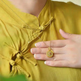 Hetian Jade Jade S925 Silver Plated Feather Pendant