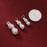 TrustDavis 925 Sterling Silver Peanut Pendant DIY Necklace Bracelet Accessory