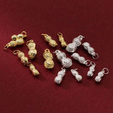 TrustDavis 925 Sterling Silver Peanut Pendant DIY Necklace Bracelet Accessory