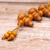 Peach Wood Gourd Car Charm Key Chain Chinese Amulet Pendant